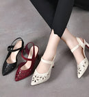 Scarpin Fiorella de Couro - Coleção 2025 (Promoção Black Friday)