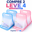 Pastas OrganizaMax 12 Divisórias  [COMPRE 1 LEVE 2]